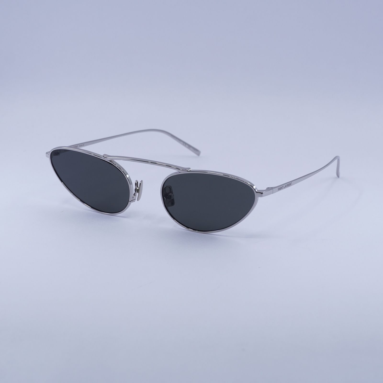 Occhiali da sole Saint Laurent SL538 002 argento grigio 58 20 140 nuovi