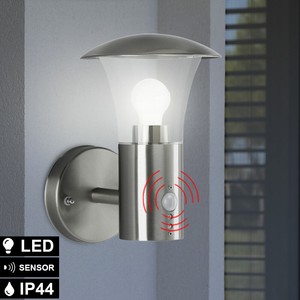 Lampe edelstahl bewegungsmelder