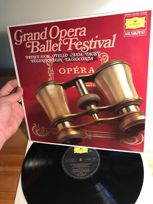 Grand Opera Ballet Festival Musikfest Deutsche Grammaphon Vinyl Record Album