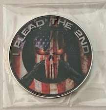 Punisher - I Plead The 2nd - USA - New Pro size 32mm Slim - Golf Ball Marker