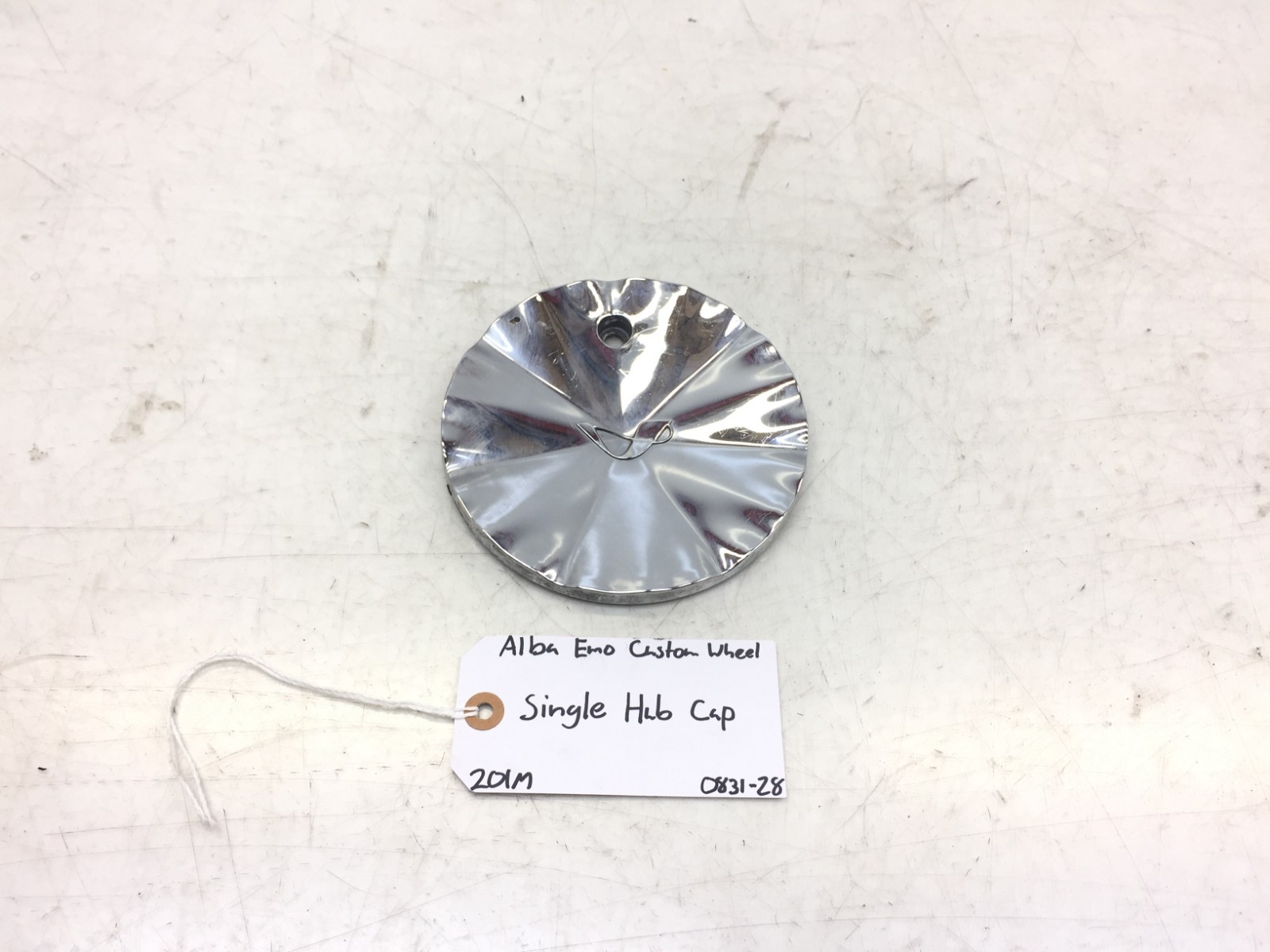 ALBA EMO CUSTOM WHEELS SINGLE CENTER HUB CAP OEM DM704-image