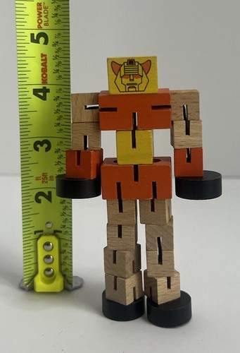 Transformer ~ Robot / Wooden Car ~ Tension Figure ~ Rare / Vintage ~ Preowned - Picture 2 of 5