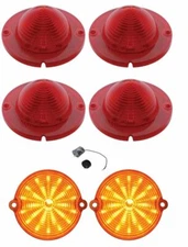 United Pacific LED Tail Light and Marker Light Set For 1963-1966 Chevy Corvette