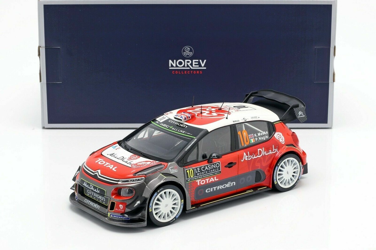 CITROEN C3 WRC N.10 4th MONTE CARLO 2018 K.MEEKE-P.NAGLE 1:43 Spark