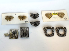 Vintage Shoe Clips Musi Tiptoe Five Pair Lot