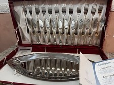 Set posate GOTTINGHEN acciaio inox 18 10 placcate in oro