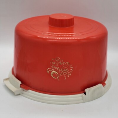 VINTAGE LOCKLIFT #600 LOCK LIFT CAKE COVER, CARRIER MID-CENTURY TRAVEL & STORAGE
