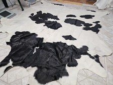 牛皮家庭办公室/书房6 x 6 英尺大小皮革、毛皮、羊皮地毯| eBay