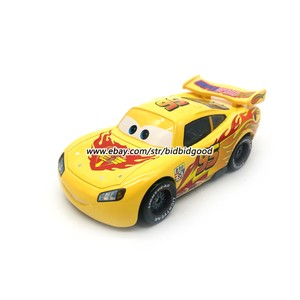 yellow lightning mcqueen car