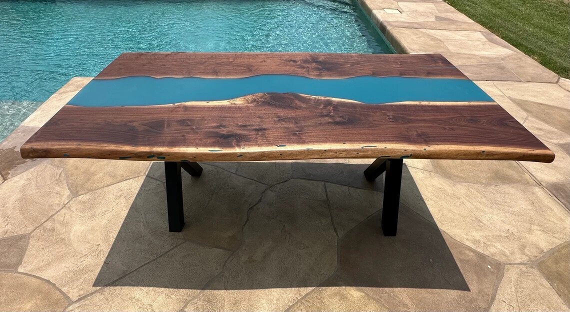 Epoxy Dinning Table, Epoxy Resin Table, Resin Table, Epoxy Conference Table Slab