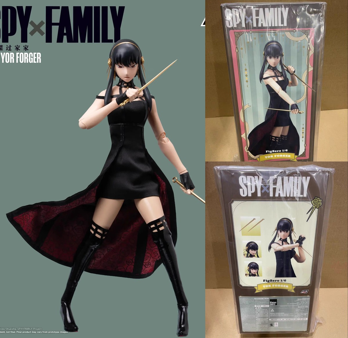 3A Threezero 3Z0503 1/6 SPY×FAMILY Yor Forger Action Figure