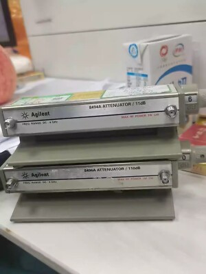 Agilent 8496A 8494A /002 DC-4GHz 121dB manual Step Attenuator