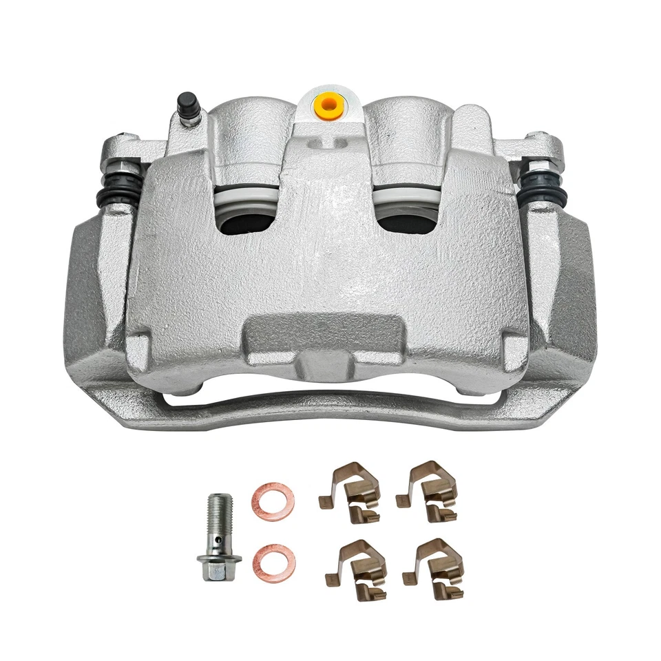 Front Brake Calipers w/ Brackets for 2007 - 2009 Dodge Durango Chrysler Aspen - Image 4 of 4