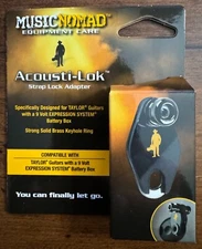 Acousti-Lok Strap Lock Adapter for TAYLOR® Guitars MN272 Music Nomad (Rok-Lok)