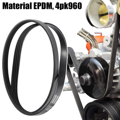 Serpentine 4PK960 A/C Drive Belt for CADILLAC CHEVY SILVERADO TAHOE GMC SIERRA