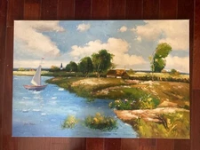 oil painting on canvas hand painted in size 36"X24" #003