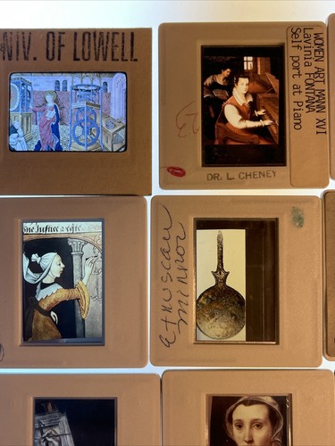 Baroque Renaissance Portraits Lot Of 12 35mm Slides. #2 Lavinia Fontana Raphael - Picture 2 of 8