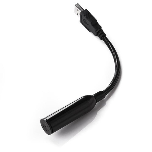 Mini USB Recording Microphone for PC Laptop Desktop Computer (Black) - Afbeelding 2 van 3