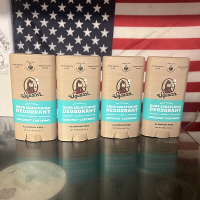 Dr Squatch-Coconut Castaway 4 Pack