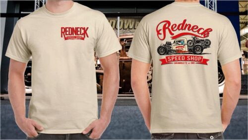 REDNECK SPEED SHOP T-SHIRT T SHIRT CLOTHING 100% COTTON RAT ROD HOT ROD VINTAGE - Bild 4 von 8