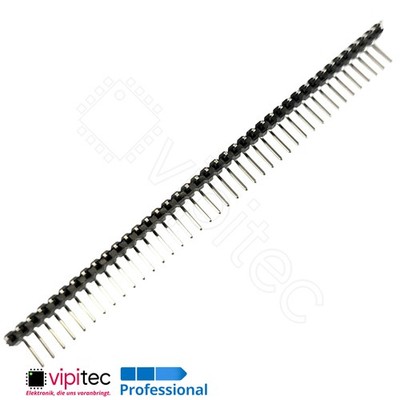  Gewinkelte Stiftleiste 40 Pins THT vergoldet RM 2,54mm B=6 C=3 Pin Header