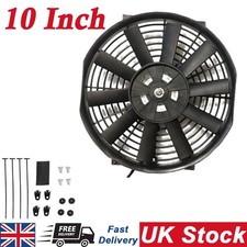 Universal 10 Inch Universal Electric Fan Radiator Cooling Fan12V 80W W/Mount Kit