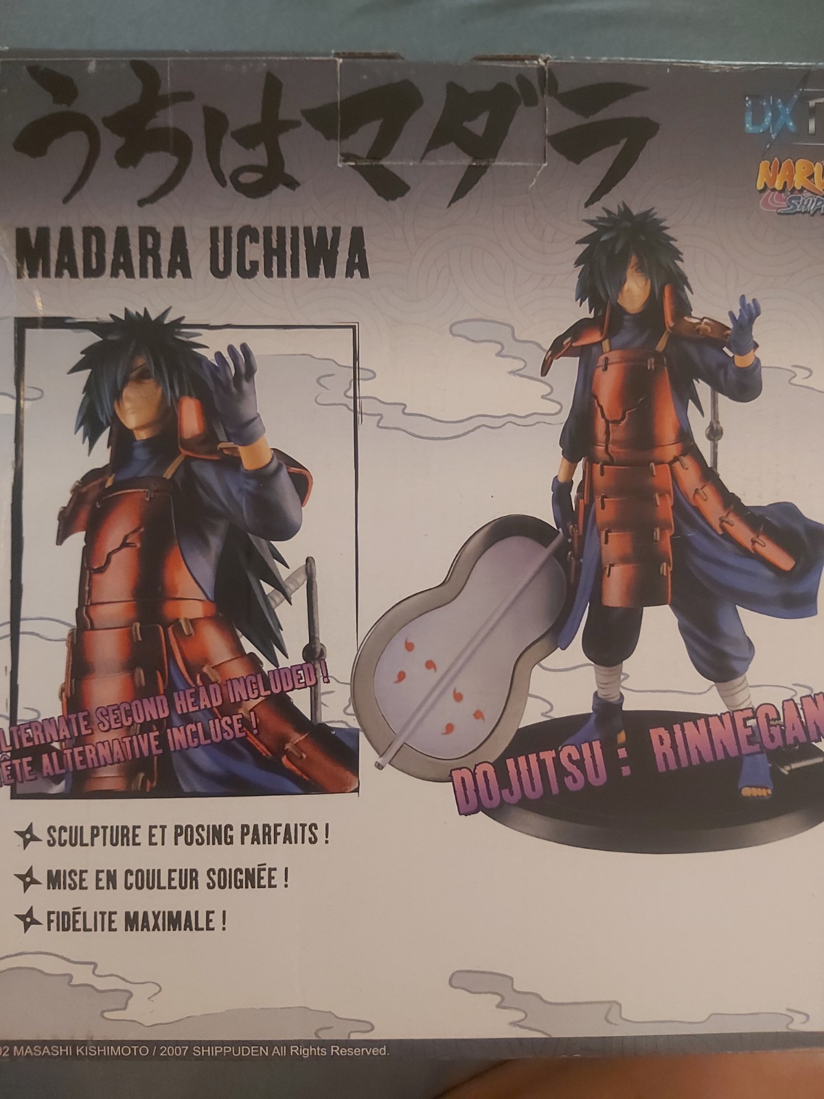 Figurine Naruyo Madara Uchiha statuette de collection haute finition