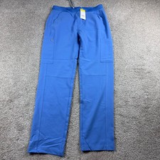 Figs Pants Mens Large Blue Cargo Scrubs Axim 2.0 Stretch Performance Nurse NEW