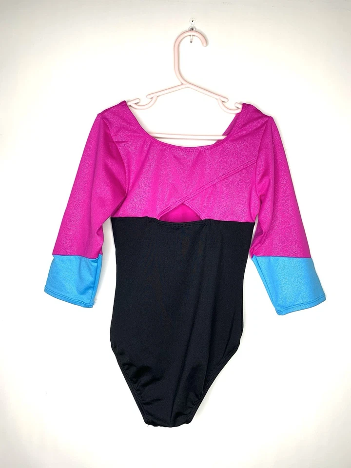 Leotardo estilo libre Danskin activo atlético gimnasia baile | niña talla 7/8 Foto 2 de 3