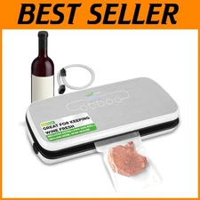 Professional-Grade Vacuum Sealer with Accessories - Airtight Storage Solution