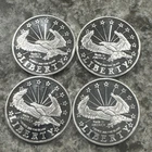 4 x 1 oz SilverTowne Liberty Eagle Silver Rounds 4 oz Total