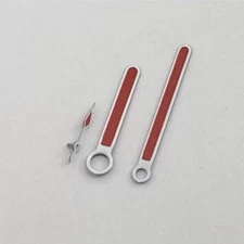 Red Luminous Watch Hand Set For ETA 6498 ST3600 Movement 16.5x12.5x5.5mm