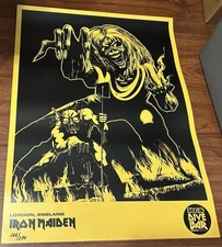 IRON MAIDEN WEST HAM STADIUM EDDIES DIVE BAR LONDON 62825 2025 POSTER 266270 G2U