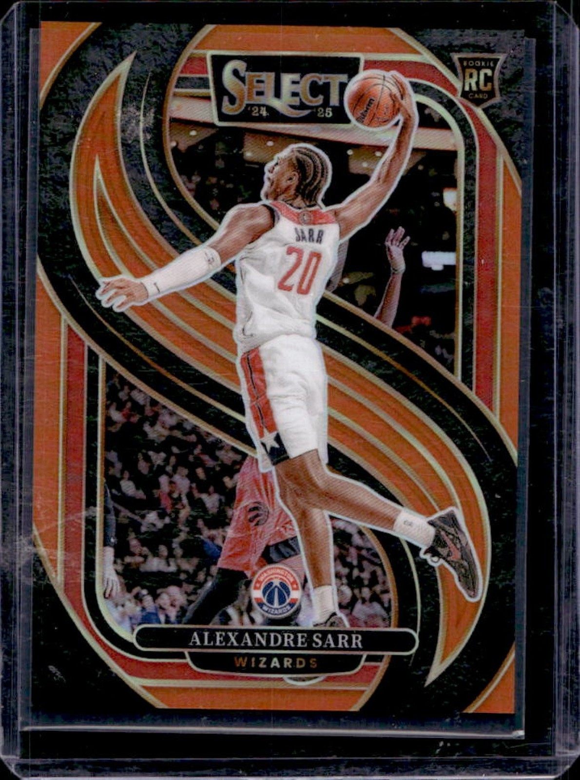 2024-25 Select Alexandre Sarr Premier RC Orange Prizm #1/65 Wizards