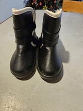 Baby Toddler Snow Boots Faux Fur Lining Winter Size 30
