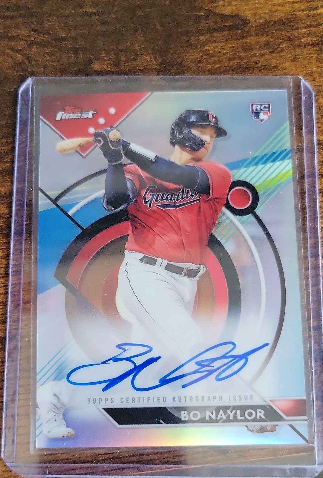 2023 Topps Finest - Finest Autographs Bo Naylor #FA-BN (AU, RC)