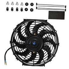12" Automotive Electric Cooling Fan, High Performance, Push/Pull, 1Pcs-12 inch