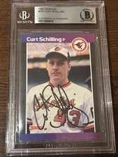 1989 Donruss #635 Curt Schilling Signed Auto RC Rookie BAS Authenticated