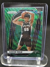 2024-25 Panini Prizm - Harrison Ingram #254 Green Wave Prizm (RC)