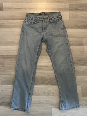 Holister Light Blue Men s Straight Fit Epic Flex Jeans 28x30 PRE-OWNED