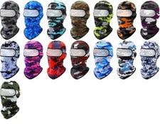 Camo Balaclava Full Face Mask UV Protection Ski Sun Hood Tactical Hunting Choose