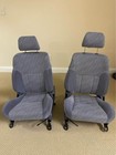 Toyota 4Runner 3rd gen Hilux Surf Pair Cloth Seats Blue Moon Mist Fits 1996-2002