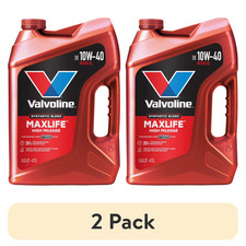 2 Pack Valvoline Maxlife High Mileage 10w-40 Synthetic Blend Motor Oil 5 Quart 2 Pack Valvoline Maxlife High Mileage 10w-40 Synthetic Blend Motor Oil 5 Quart