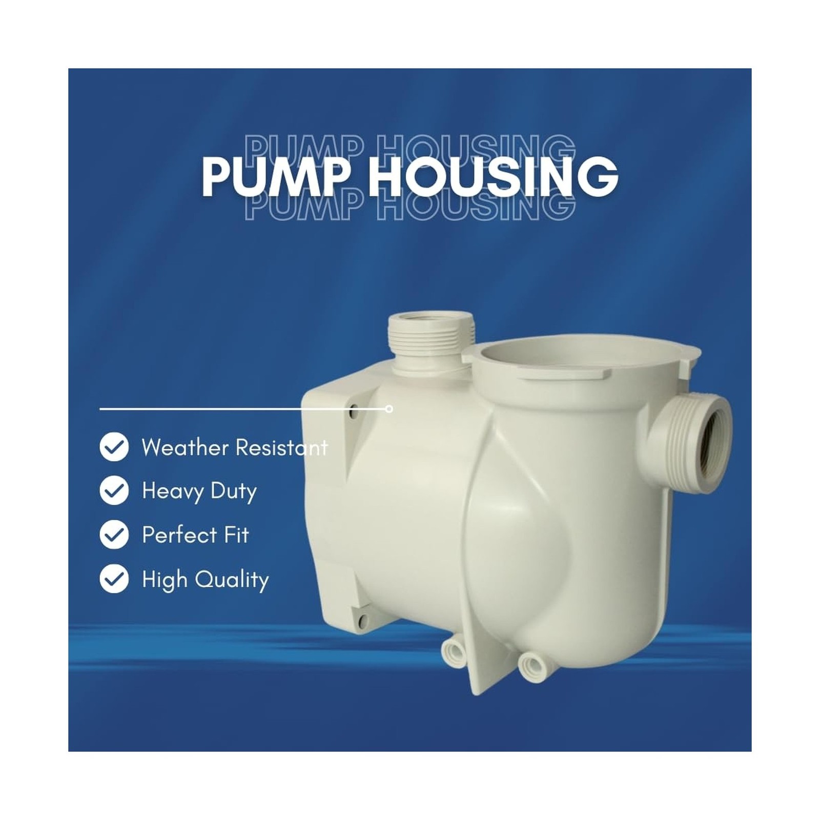 350089 Superflo Housing Compatible with Pentair Superflo/Superflo VS Inground...