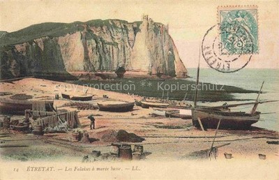 ETRETAT LE HAVRE 76 Seine-Maritime Les Falaises a maree basse