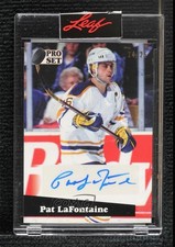 2020 Leaf Pro Set Memories 1991-92 Design Black 14/25 Pat LaFontaine Auto 09go