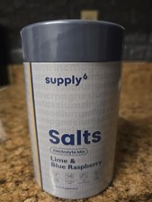 Supply6 Salts Electrolyte Mix Lime Blue Raspberry Electrolytes - 18 Servings
