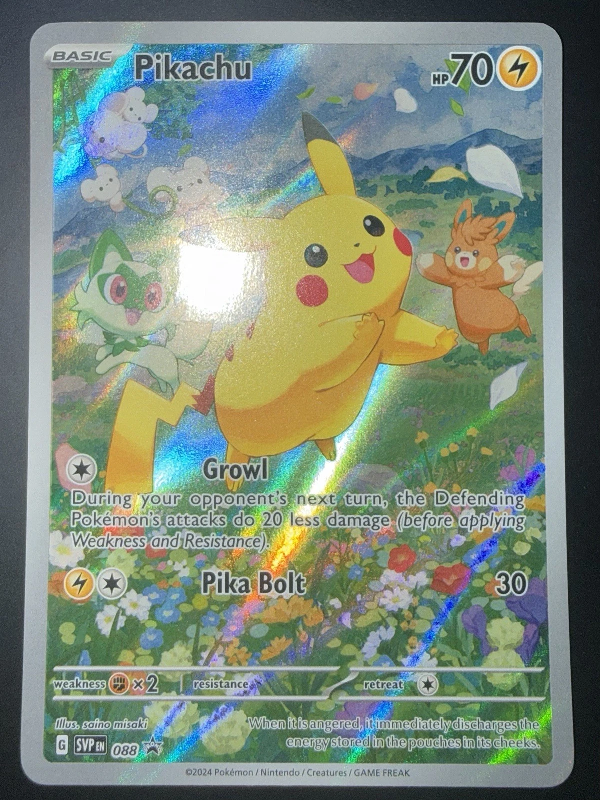 Pokemon Pikachu 088 Black Star Promo