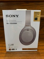 SONY WH-1000XM4 Wireless Noise Canceling Over-Ear Headphones Silver