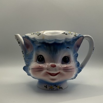 Vintage Lefton Miss Priss Kitty Cat Tea Pot